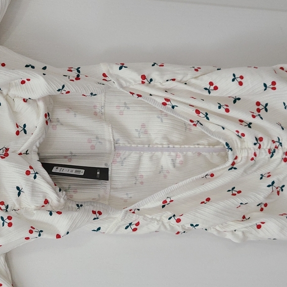 🍒 NWT Fashion Nova Cherries Cut out Dress Ruched XL - Picture 6 of 9